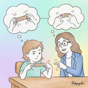 Die Fingerfalle - eine wirksame Metapher für den Schulalltag.